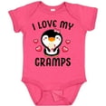 thumbnail image 3 of Inktastic I Love My Gramps with Cute Penguin and Hearts Girls Baby Bodysuit, 3 of 5