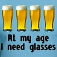 thumbnail image 3 of CafePress - At My Age I Need Glasses Fitted T Shirt - Fitted T-Shirt, Vintage Fit Soft Cotton Tee, 3 of 4