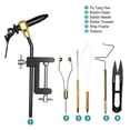 thumbnail image 1 of Tly Tying Tools Kit, Fly Tying Vise and Bobbin Holder Treader Needle Whip Finisher 5Pcs / 6Pcs Optional, 1 of 7