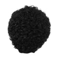 thumbnail image 3 of Mujeres afroamericanas Afro cabello corto negro pelucas Zulema Las mujeres pelucas de cabello humano, 3 of 8