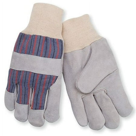 

NS Hand Protection Heavy-Duty Knitwrist Leather Palm Work Gloves - (48 Pairs)