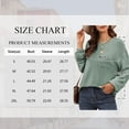 thumbnail image 3 of TEMOFON Womens Tops Long Sleeve Crewneck Waffle Knit Shirts Business Casual Blouses Basic Shirts for Womens Clothes Sweatshirts with Pocket Pullover Fall Tops, 3 of 10