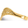 thumbnail image 4 of 14K Yellow Gold Diamond-Cut Filigree Ring (Size 7) Made In United States r163, 4 of 5