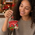 thumbnail image 6 of DefiDgd Wooden Car Christmas Hanging Ornament,Painted Wood Hanging Decor for Christmas Tree Mantel Wall Window Holiday Party Home Display, 6 of 6