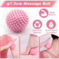 thumbnail image 4 of In Foam Roller Set- High Density ; Yoga Roller Muscle Roller Stick Spiky Massage Ball Bands Carry Bag for Whole Body Therapy Back Leg Deep Tissue&Exercise (, 4 of 7