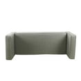 thumbnail image 3 of HomePop Rimo Upholstered Storage Bench - Gray, 3 of 7