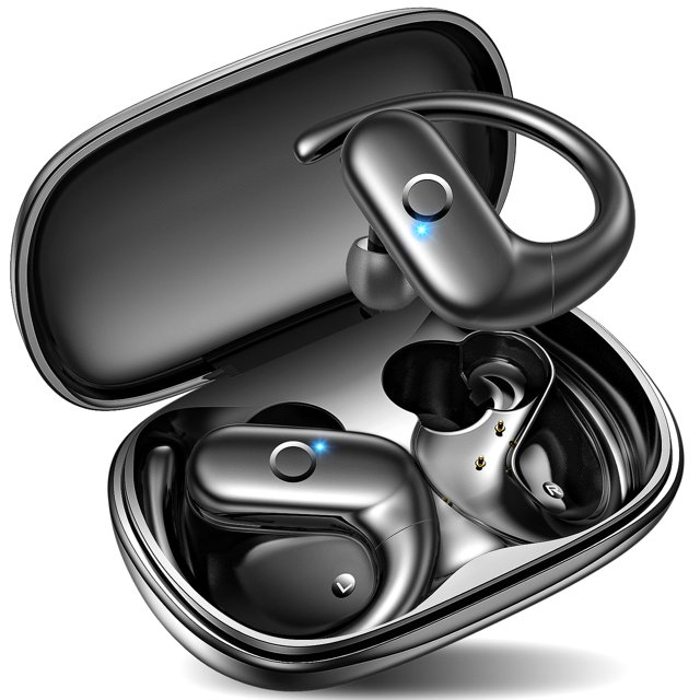 Auriculares inalámbricos kurdene Sport Bluetooth negros
