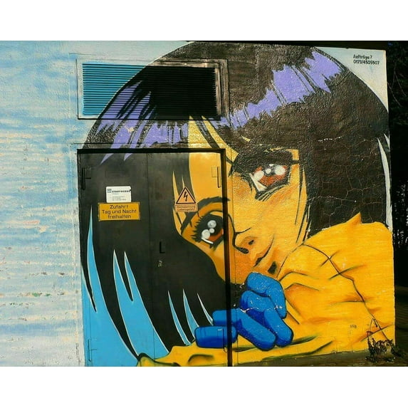 Menga Graffiti - CANVAS OR FINE PRINT WALL ART