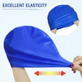 thumbnail image 7 of Toplive Swim Cap 2 Pack Unisex Swimming Cap with 3D Ear Protection, Durable Flexible Silicone Swimming Hats for Men Women Adults Kids, Bathing Swimming Caps for Long/Short Hair, 7 of 7