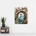 thumbnail image 2 of Alice In Wonderland Watercolour Through The Looking Glass Whimsical Magical Adventure Painting Extra Large XL Wall Art Poster Print, 2 of 5