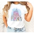 thumbnail image 3 of ALLTB Magic Kingdom Shirts Castle T Shirts for Women Princess Castle Shirt Funny Vacation Trip Tee Casual Holiday Top, 3 of 7