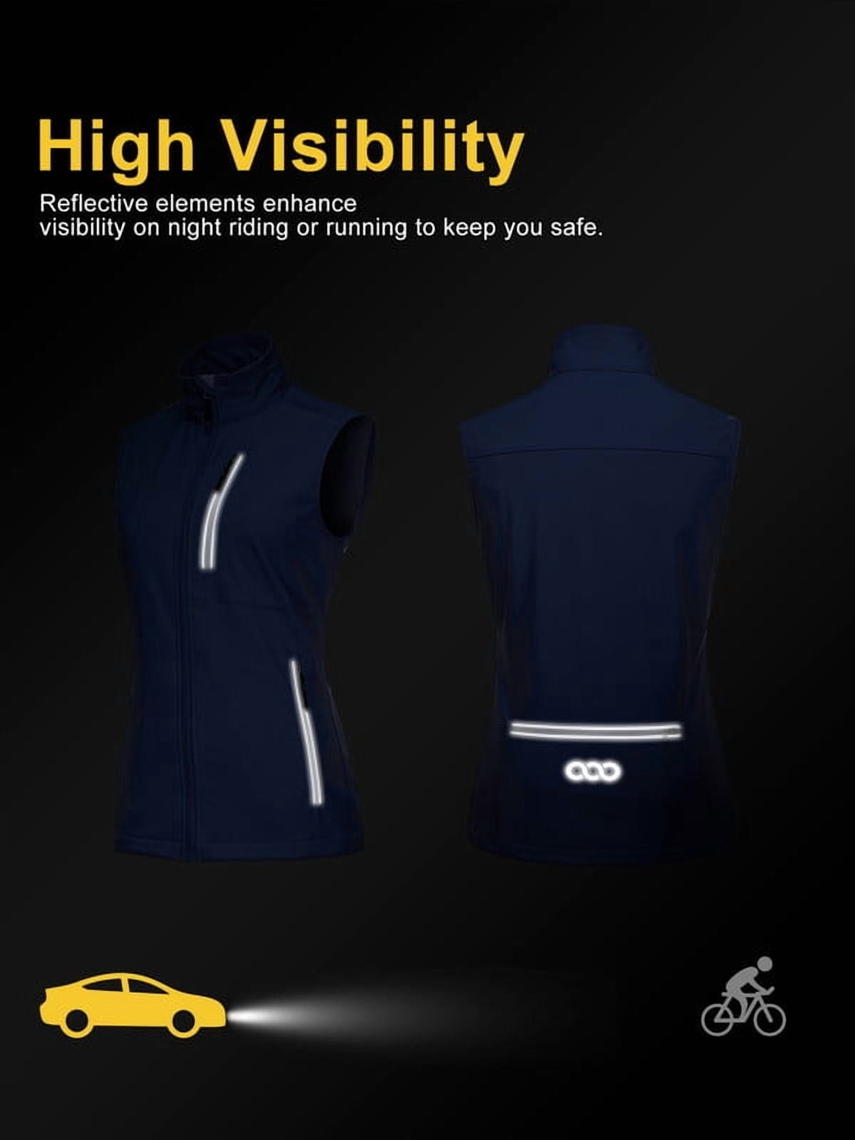 Off Road Ventures Women's Lightweight Vest Waterproof Windproof Outerwear Cycling Sleeveless Jacket for Hiking Travel