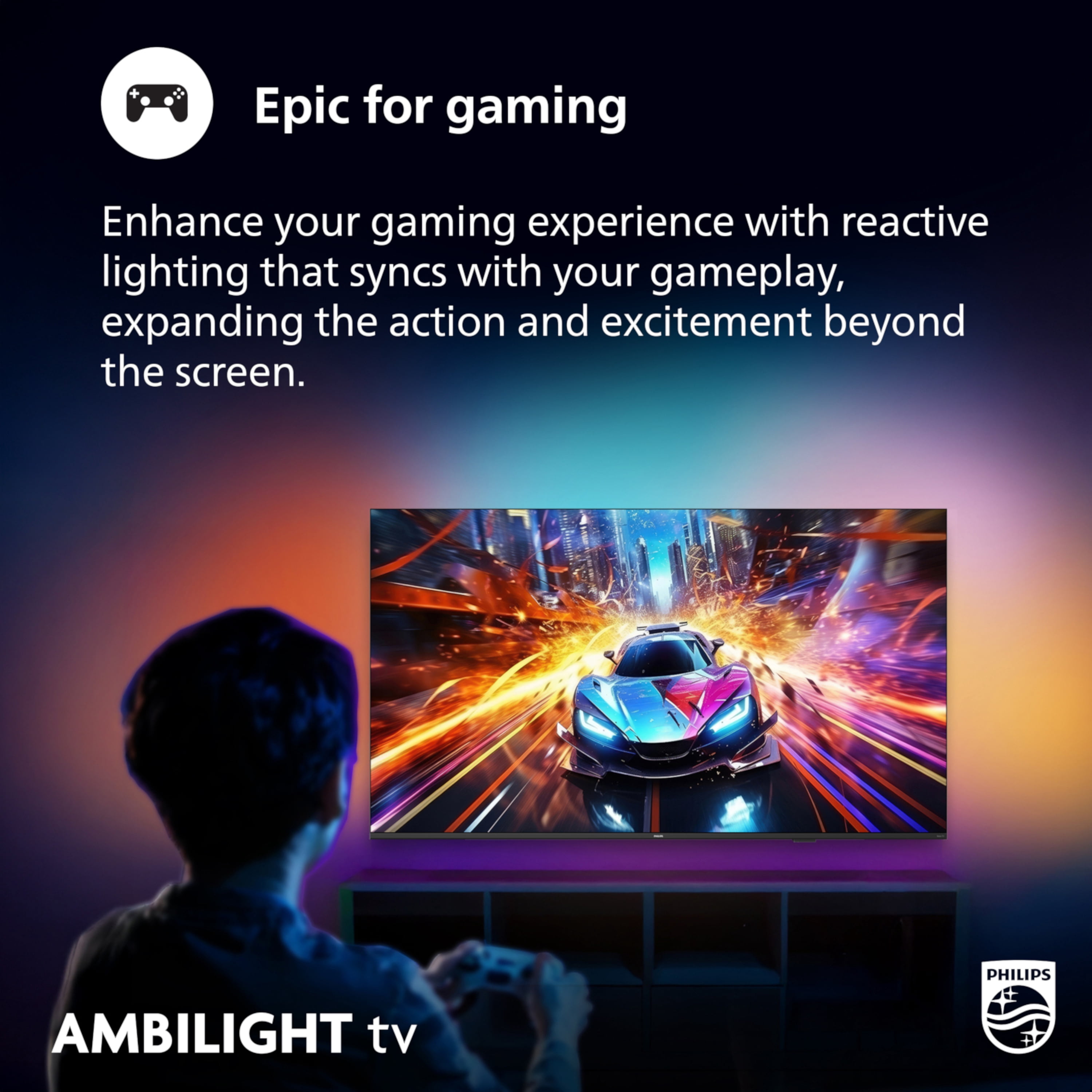 Philips 55" Class 4K UHD Ambilight Roku Smart TV (55PUL7875/F7)