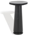thumbnail image 2 of Safavieh Couture Valentia Modern Marble and Manufactured Wood Round End Table, Black, 2 of 10