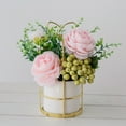 thumbnail image 3 of tredstone Simulation Flower Set Space With Beautifully Crafted Artificial Flowers Pinellia Pink 1Set, 3 of 6