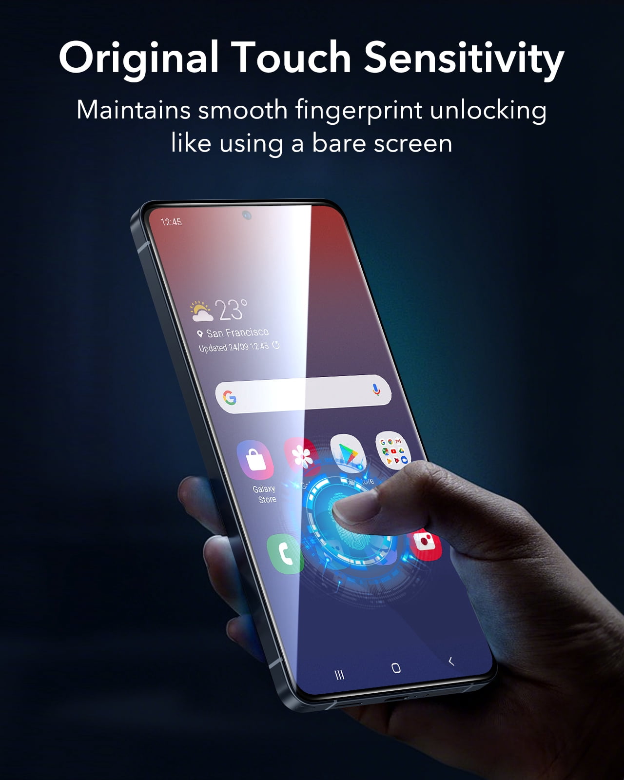 ESR 3-Pack Screen Protector Compatible with Samsung Galaxy S26 Ultra, Military-Grade 9H+ Armorite Tempered Glass with Anti-Reflective Coating & UltraFit Tray