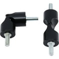 thumbnail image 3 of MERIVILLE Hinged Elbow Connector - Designed for Bay Window Curtain Rods or Corner Drapery Rods up to 3/4" Diameter, Black Finish, 2 Pcs, 3 of 4