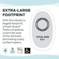 thumbnail image 2 of Craft + Main Tl-5800Afh-R Easley Flush Guard 1.28 Gpf Two Piece Round Toilet - White, 2 of 7