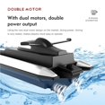 thumbnail image 3 of pitrice Waterproof 2.4G Kids Remote Control Speedboat 4 Channels High-Speed Racing Boat Rechargeable Electric RC Boat Type 2, 3 of 9