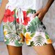 thumbnail image 1 of MKLEKYY Pijama Corto Para Mujer, Pantalones Cortos Deportivos De Cintura Alta Con Cordones Y Bolsillos Estampados Informales Para Mujer, 1 of 3