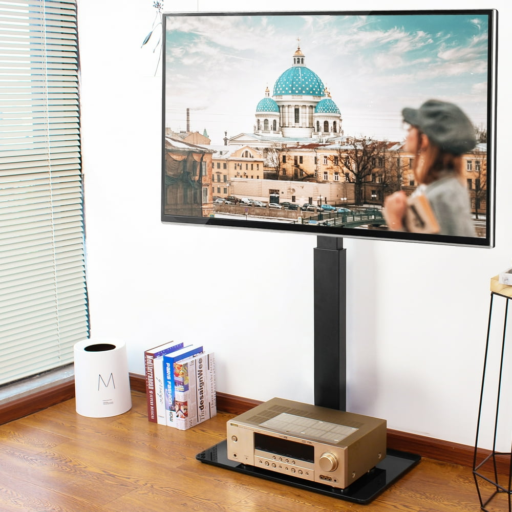 Rfiver Universal Floor Corner TV Stand with Swivel Mount for TVs up to ...