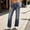 #0477-Dark Blue, variant on Womens High Waist Narrow Wide Leg Jeans Washed Stretch Denim Pants Trousers Bottoms for Daily Casual