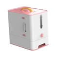 thumbnail image 3 of GROWTH TANK Pet Food Container Cat Food Organizer Sturdy Food Container Large Food Container Pink, 3 of 9