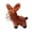 Brown, variant on Interactive Plush Squeaky Toy for Dogs and Cats, Tough Teething and Chewing Donkey Shape Pet Accessory, Fun Animal Toy for Indoor Play Pink