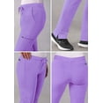 thumbnail image 4 of Adar Addition Scrubs for Women - Skinny Leg Cargo Drawstring Scrub Pants - A6104P - Lavender - XL, 4 of 7