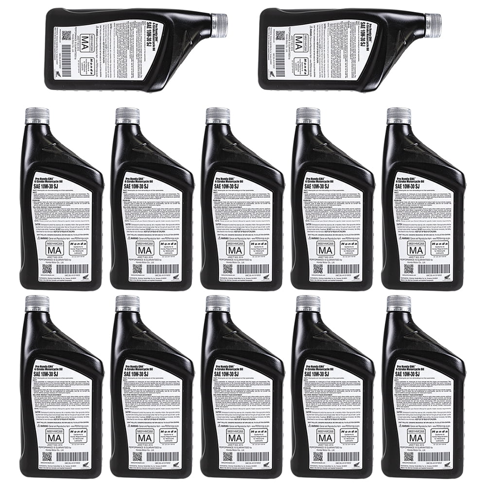Honda 08C35-A131M02 12pk Genuine OEM GN4 SAE 10W-30 SJ 4-Stroke Motorcycle Engine Oil 1
