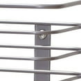 thumbnail image 5 of Household Essentials 2 Tier Door Mount Cabinet Organizer, Steel Wire Baskets with Nickel Powder Finish, Great for Short and Tall Items, Mounts to Solid Surface with Included Hardware, 5 of 6