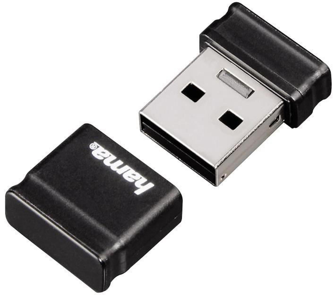 jord Tag fat Drejning HAMA - 8GB Smartly Compact USB 2.0 Flash Drive - 10 MB/s, Black -  Walmart.com