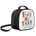 thumbnail image 2 of Anime Lunch Bag Zootopia 2 Insulated Lunch Box Leakproof Cooler Food Cartoon Lunch Containers for Work Travel and Picnic, 2 of 6