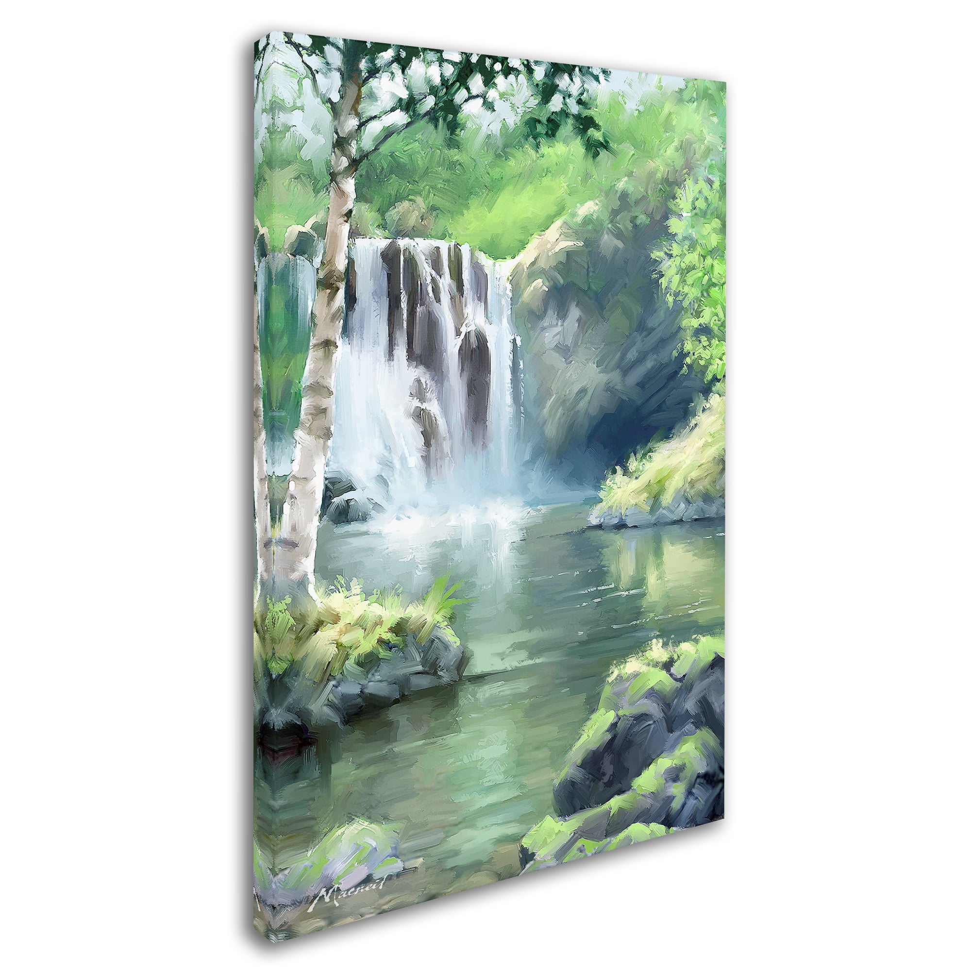 Trademark Fine Art 'Waterfall' Canvas Art by The Macneil Studio