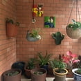 thumbnail image 3 of Bonita maceta colgante de pereza, maceta colgante de cerámica para plantas suculentas, adorno de decoración para hogar de animales para , gris, 3 of 8