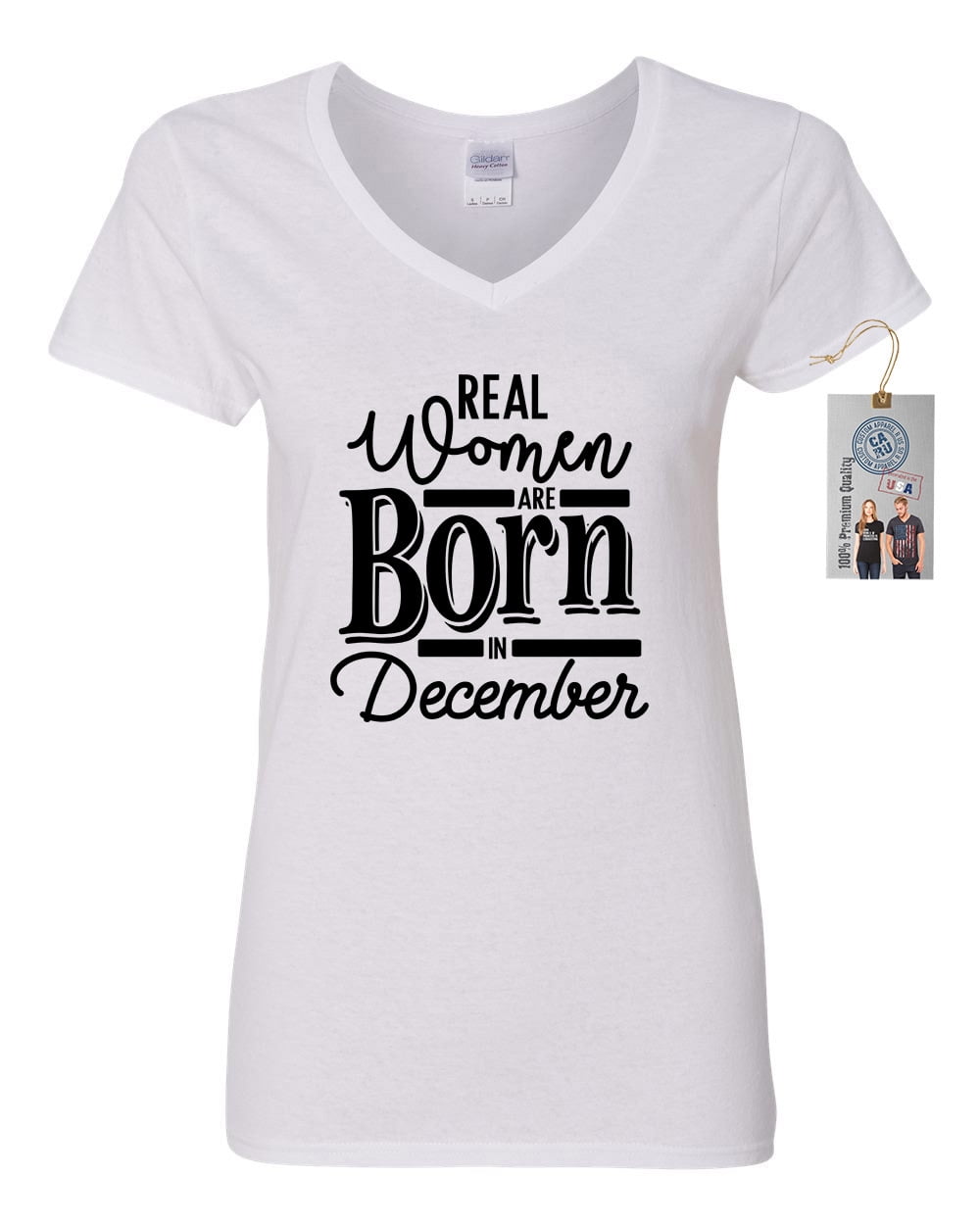 december birthday shirt woman