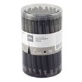 thumbnail image 2 of Office Depot® Brand Retractable Ballpoint Pens With Grips, Medium Point, 1.0 mm, Black Barrels, Black Ink, Pack Of 50 Pens, 2 of 2