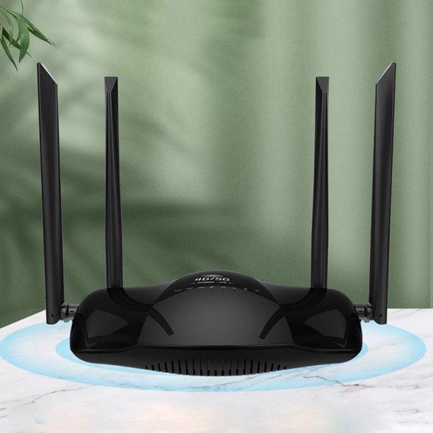 Enrutador Wifi 4G Lte Módem De 3 Puertos Router Wifi De 300 Mbps Con 4 Antenas Cobertura Amplia De Banda Ancha Para Computadora Portátil WDOplteas Para estrenar