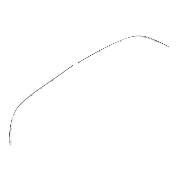 Moldura cromada para parachoques delantero, 1 par de molduras exteriores para parachoques delantero izquierdo y derecho, la mejor de su clase