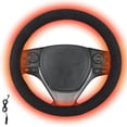 thumbnail image 1 of Heated Steering Wheel Cover, 15 Inch Cord Heated Steering Wheel Cover, Heater Suede Cover, USB Rechargeable, 5 Seconds Quick Heating Automatic Temperature Control for Vehicles Trucks Vans (1 PC), 1 of 6