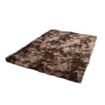 thumbnail image 2 of Large Shag Area Rugs 63″x23.6″, Tie-Dyed Plush Fuzzy Rugs for Living Room, Ultra Soft Fluffy Furry Rugs for Bedroom, Indoor Carpet Nursery Rugs for Home Decor, Coffee (Gradient), 2 of 4