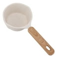 thumbnail image 4 of Casserole antiadhésive - Petite casserole blanche - Casserole à lait à fond plat - Casserole de cuisson multifonctionnelle pour la friture, 4 of 14