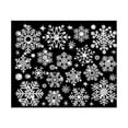 thumbnail image 3 of Snowflake Window Clings for Glass Windows Snow Spray, 1 Sheet Christmas Window Clings Winter Xmas Holiday Window Stickers Decals Decor, Christmas Decorations for Office Home School Shop, 3 of 4