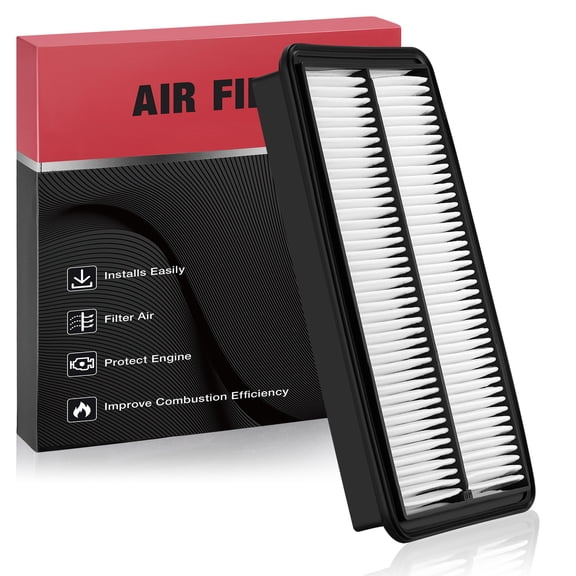 BDFHYK CA10013 Engine Air Filter Compatible with Acura MDX 2007-2009, Compatible with Honda Odyssey 3.5L 2005-2010, Pilot 3.5L 2009-2015 V6 Engine, Rigid Panel, Replace# 17220RGLA00