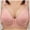 Pink, variant on Kyusrd Front Open Bras For Women Full Coverage Wirefree Bra Button Closeure Bra For Mom Gift Nursing Underwear No Underwire Adjustable Strap V Neck Bras