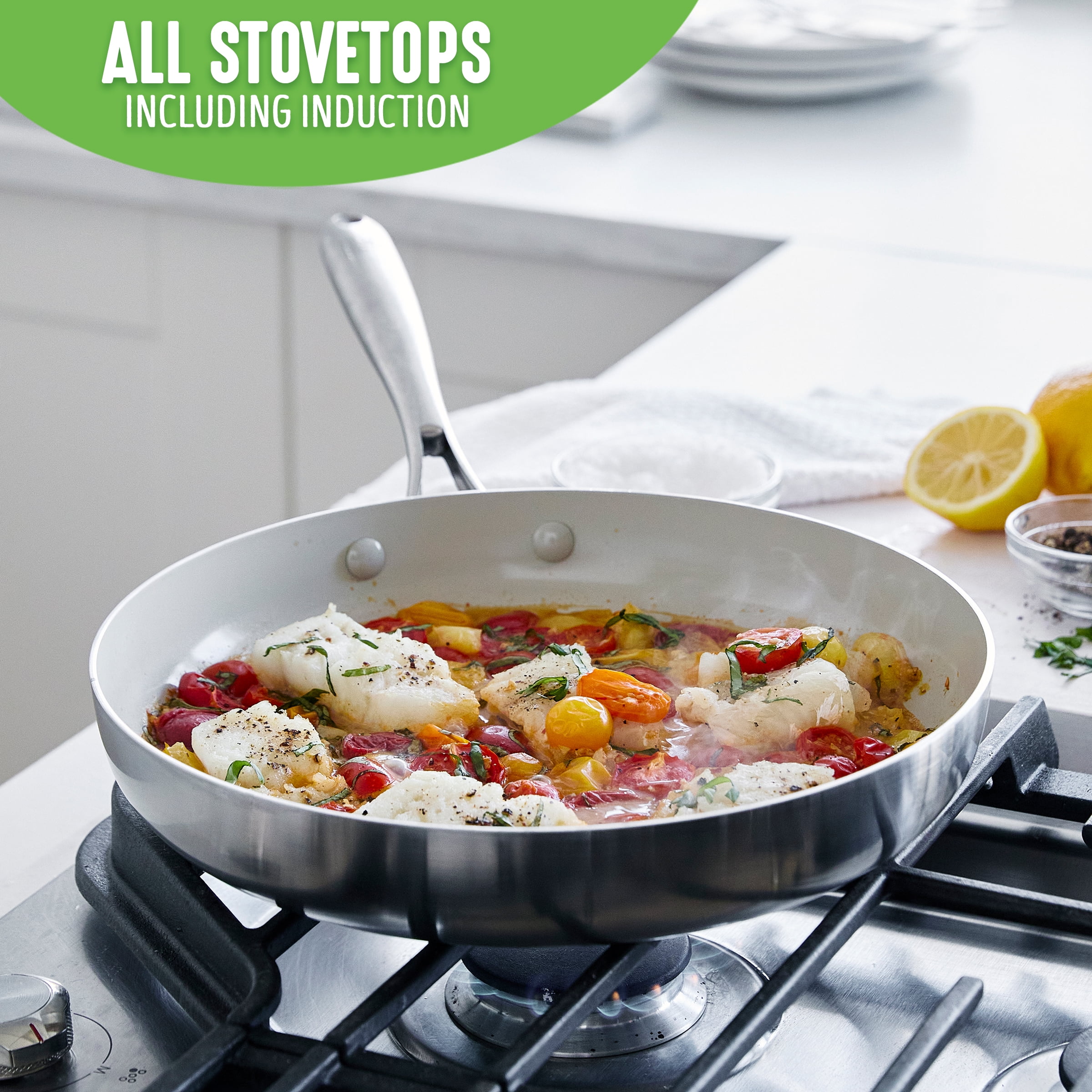 All-Clad Collective d5 Stainless-Steel Nonstick 8 & 10 Frying