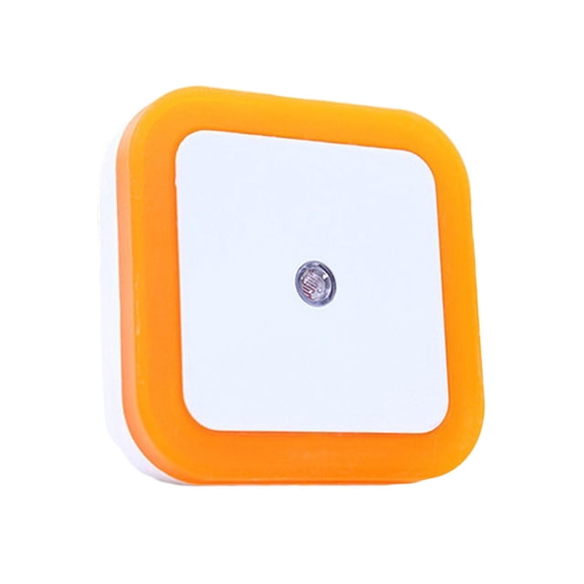 Lámpara LED de Control de inducción automática, luces nocturnas para mesita de noche, luces nocturnas para habitación de niños, sala de estar y baño Naranja Yinane Luz de noche