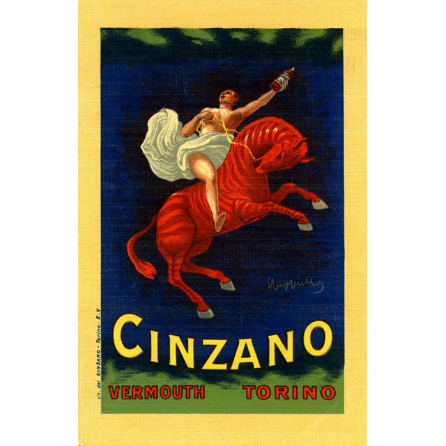 Cinzano Poster 24x36 Art Poster 24x36 Unframed, Age Adults, Rectangle