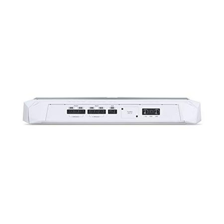 JBL - Marine 1800W Class AB Bridgeable Multichannel Amplifier with Variable Crossovers - White/Black