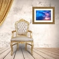 thumbnail image 3 of Alpenglow Workshop 18x13 Gold Ornate Wood Framed with Double Matting Museum Art Print Titled - Thunderstorm at Night, 3 of 4